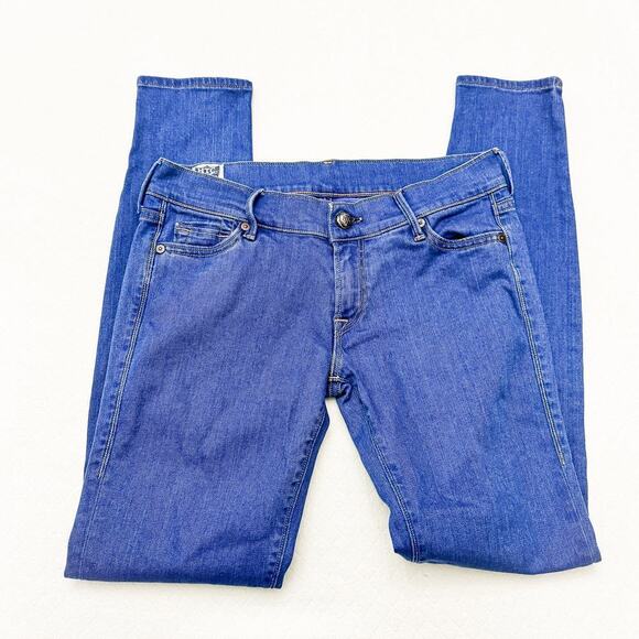 Hollywood Trading Company HTC Skinny Denim Jeans Size 29 Italy - Picture 7 of 9